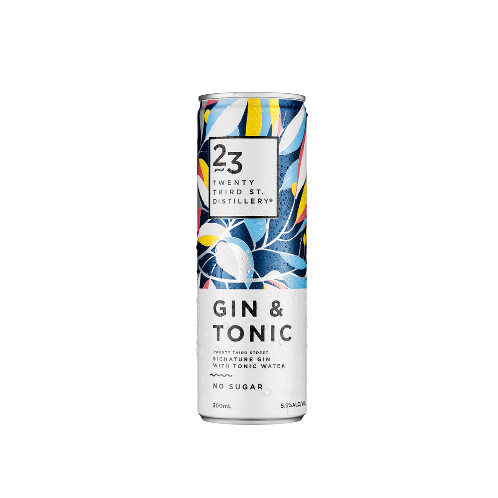 23rd Street Distillery Gin & Tonic Can 300ml