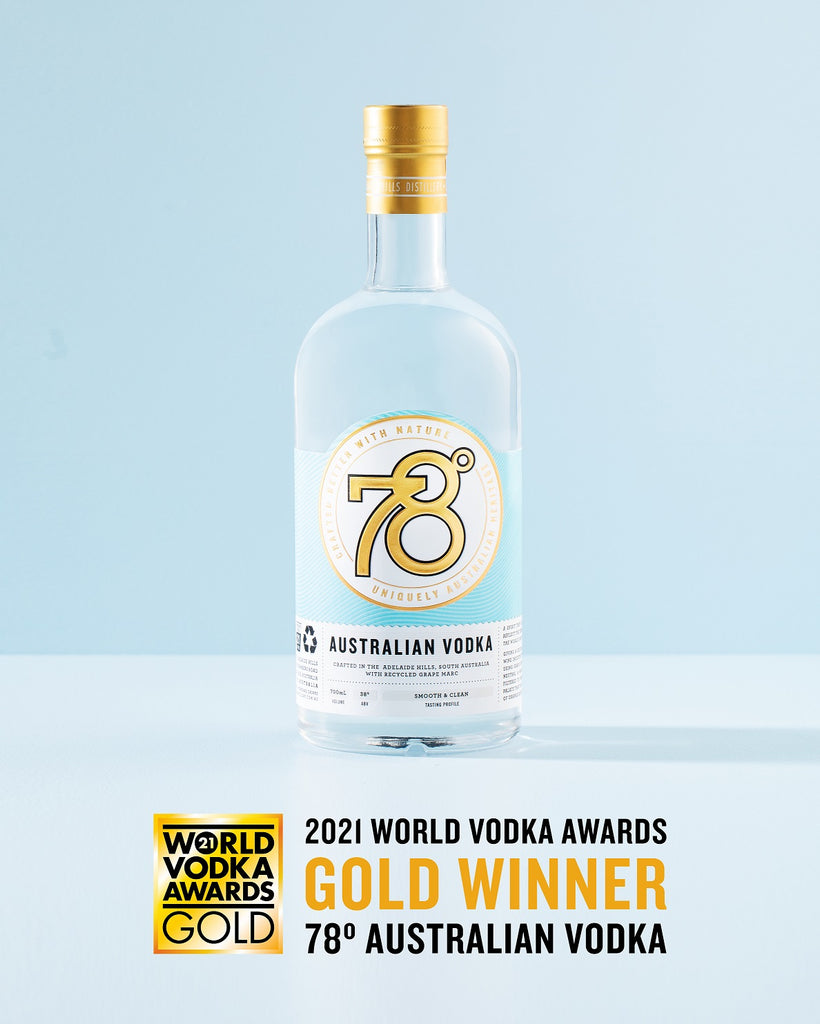 78 degrees world vodka award